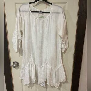 Match Point Linen Top